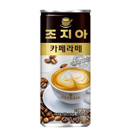 240ml 조지아 카페라떼 (코카)