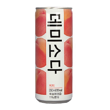 250ml 데미소다(피치)(오츠카)