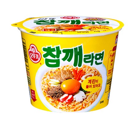 참깨라면 큰컵 (오뚜기)