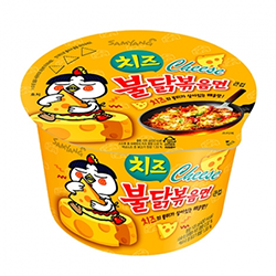 치즈불닭볶음면 큰컵(삼양)