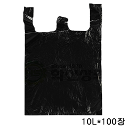비닐봉투 손잡이10L (검정)