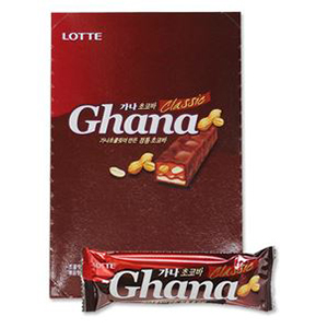 (1각)가나초코바 땅콩(롯데)