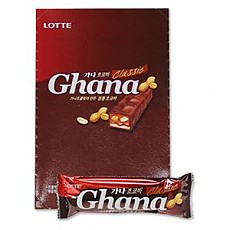 (1각)가나초코바 땅콩(롯데)