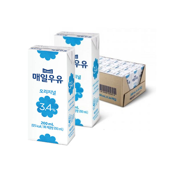 멸균 흰우유(매일)