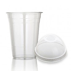 낱줄셋트-14온스(92파이)한품투명컵+돔뚜껑