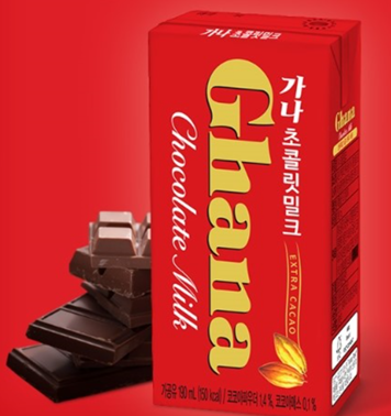 가나(밀크)초코렛(롯데)