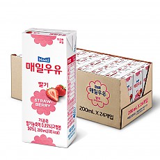 멸균우유(딸기)(매일)-예약