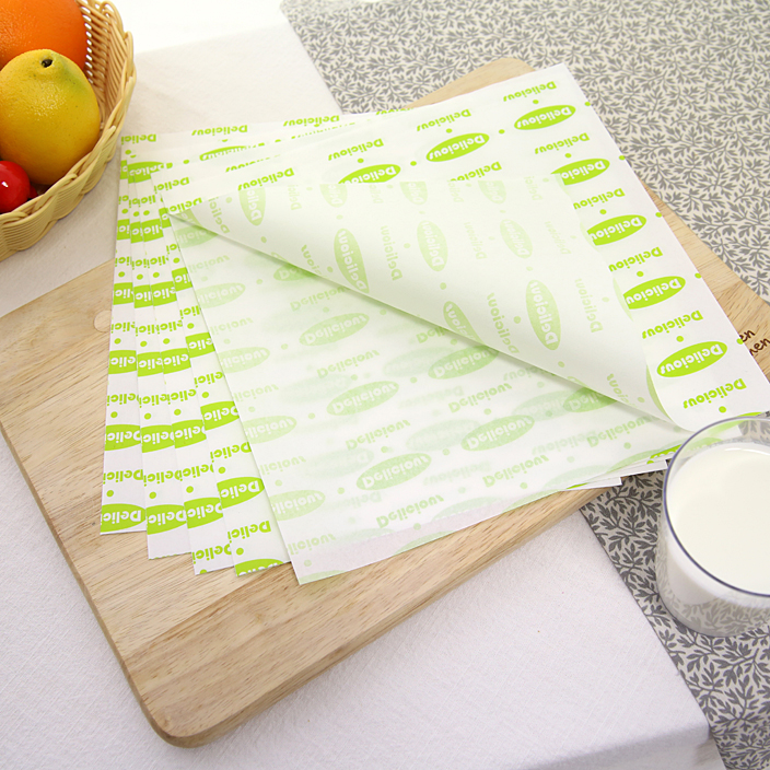 L 형 햄버거 포장용지