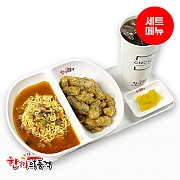라면+탕수육+음료