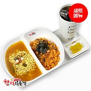 라면+낙지볶음밥150+음료