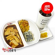 상하이짜장떡볶이+튀김+음료