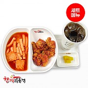 매콤달콤떡볶이(매)+불닭치킨-단무지