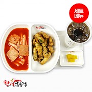 매콤달콤떡볶이(매)+탕수육-단무지