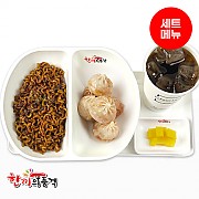 짜파게티+통통매운만두+음료-단무지