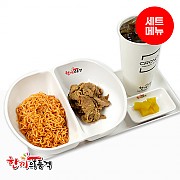 비빔면+석쇠불고기+음료-단무지