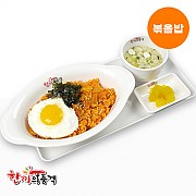 김치볶음밥-단무지