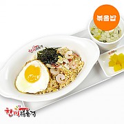 새우삼선볶음밥-단무지