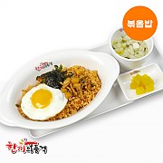 오징어제육불볶음밥-단무지