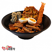말랑말랑짜장떡볶이(모듬튀김)