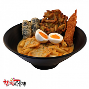 말랑말랑 크림떡볶이(모듬튀김)