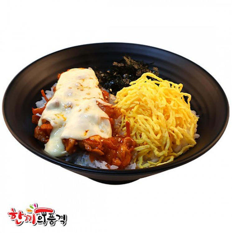 한품 치즈불닭 덮밥